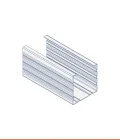 Montante a C zinco-magnesio (49 x 50 mm)