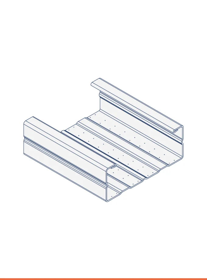 Montante a C F47 (47 x 18 mm)