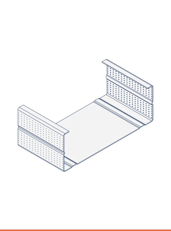 Montante a C (98 x 36 mm)