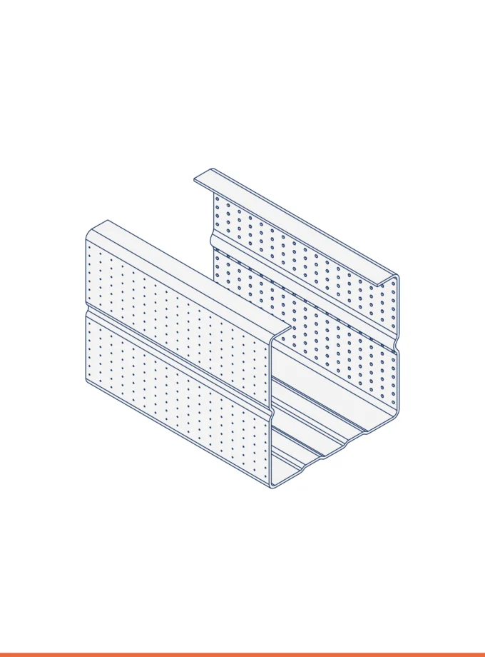 Montante a C (35 x 36 mm)