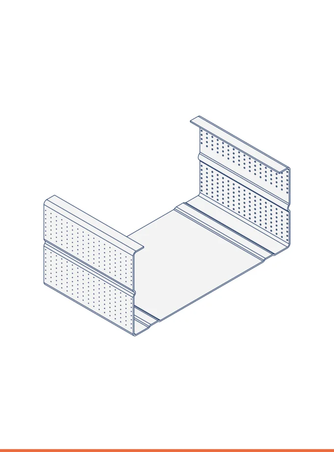 Montante a C (88 x 41 mm)