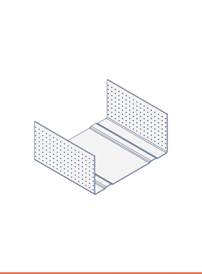 Guida ad U (61 x 28 mm)