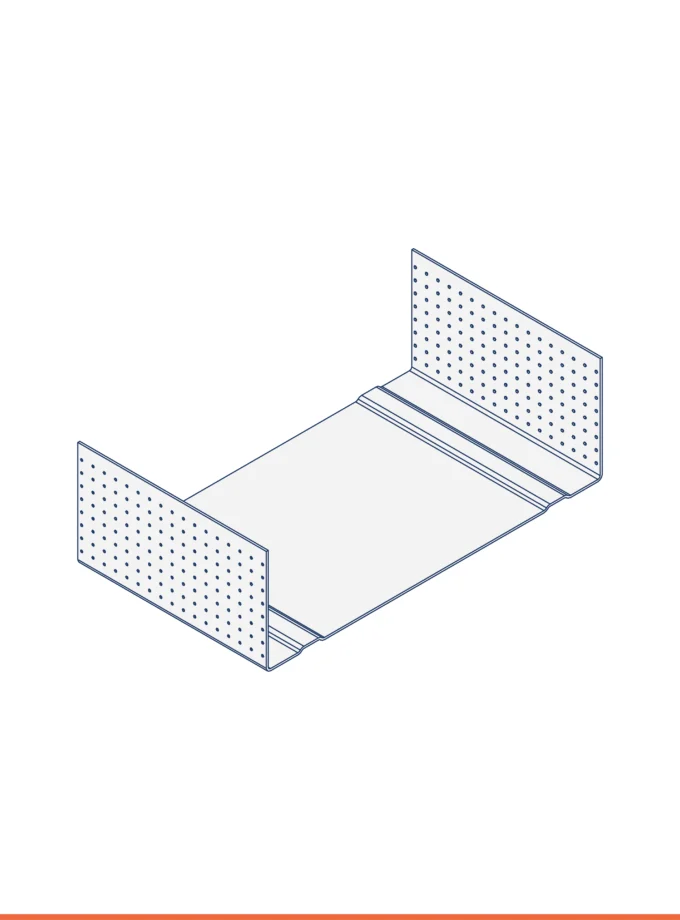 Guida ad U (89 x 28 mm)